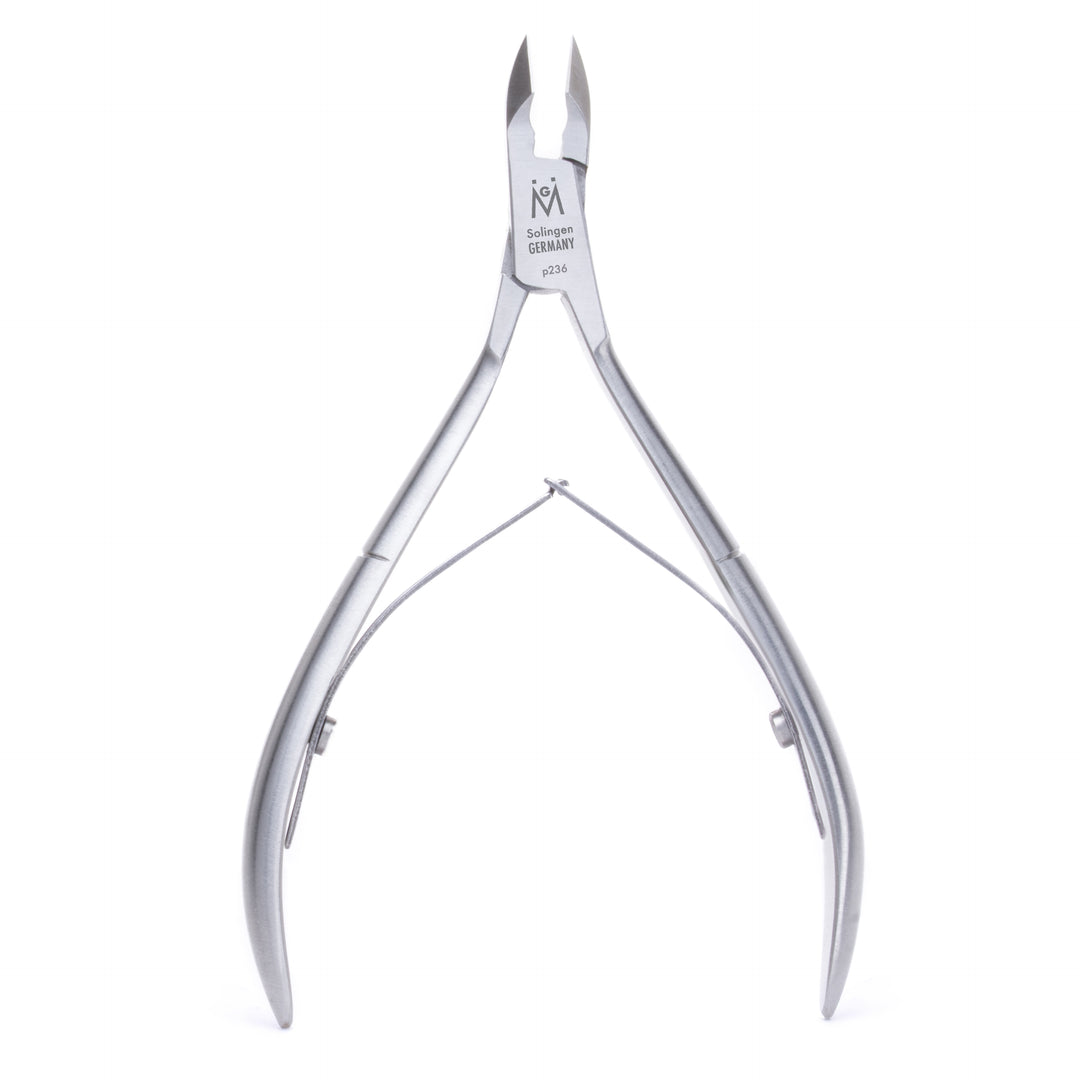 p236-GERMANIKURE Luxury Double Sharpened Cuticle Nipper, Ethically Made in Solingen Germany