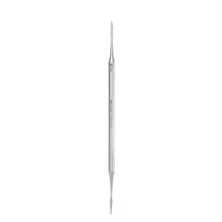 GERMANIKURE Straight & Curved Double Nail File for Ingrown Toenails in Leather Case, Made in Solingen Germany, Pedicure