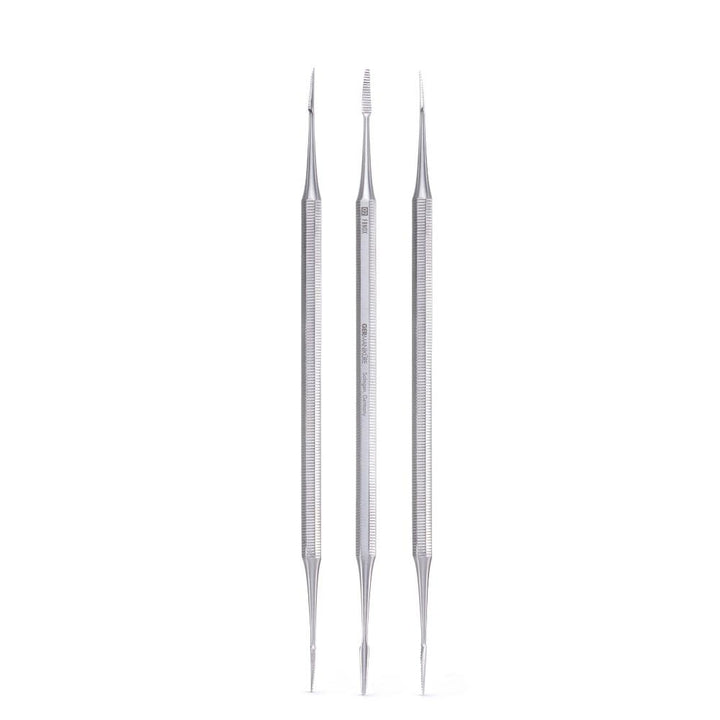 p02 - Straight Double Nail File for Ingrown Toenails FINOX® Surgical Stainless Steel