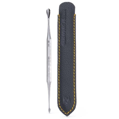 GERMANIKURE Nail Knife & Cuticle Pusher Manicure Implement in Leather Case, Made in Solingen Germany