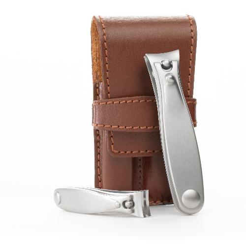 2pcs Travel Manicure Set - German FINOX® Surgical Stainless Steel: Fingernail and Toenail Clippers