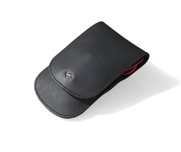 Black Leather Case for Manicure Instruments by Timor, Germany