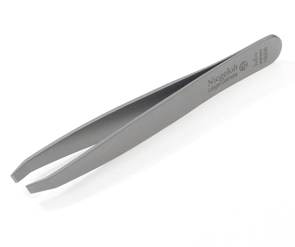 Professional TopInox® Stainless Steel Oblique Tweezers by Niegeloh, Germany