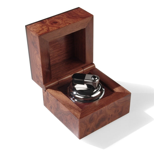 Root and Ebony Wood Box Lighter by Jemar, Spain