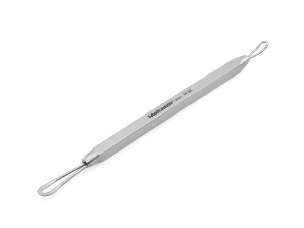 Stainless Steel Blackhead Remover With Two Loops by Malteser, Germany