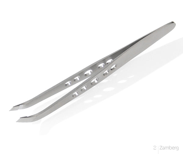 PROFINOX Stainless Steel Slanted Tweezers 8.5cm by Malteser, Germany