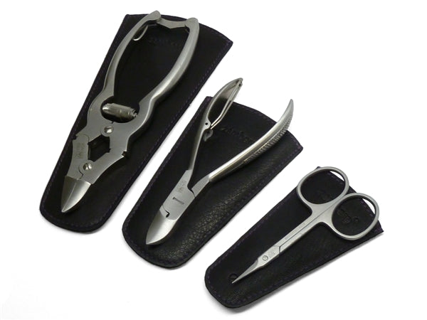 Large Leather Sleeve in Black for Toenail Nippers 16.5cm by Zamberg