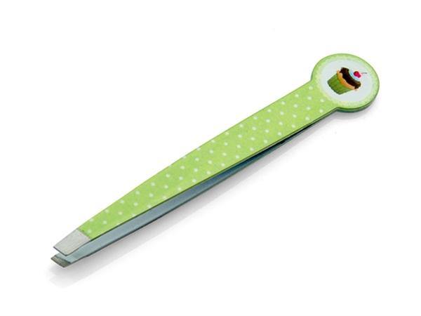 "Cupcake" Slant Tip Stainless Steel Tweezers by Niegeloh, Germany