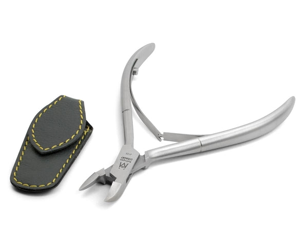 p122 - Combination Concave & Straight Nail and Toenail Nippers FINOX® Surgical Stainless Steel