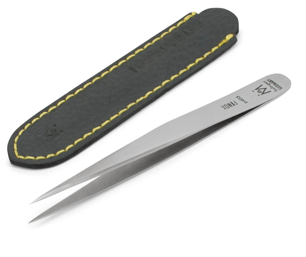 4405 - Pointed Eyebrow Tweezers FINOX® Surgical Steel Hair Remover by GERmanikure