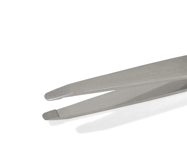 PROFINOX Stainless Steel Rounded Tweezers 9.5cm by Malteser, Germany