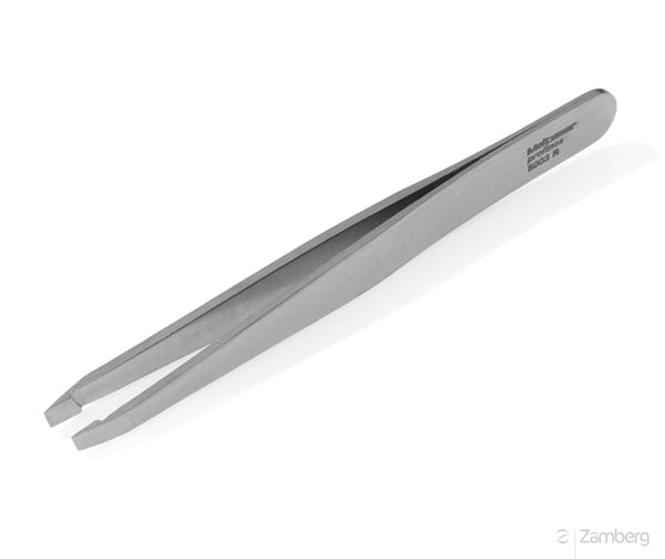 PROFINOX Stainless Steel Slanted Tweezers 8cm by Malteser, Germany