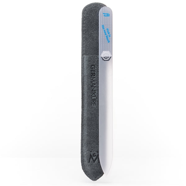 PINK IS THE NEW BLACK - Genuine Czech Crystal Glass Nail File In Suede