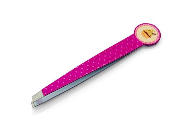 "Cupcake" Slant Tip Stainless Steel Tweezers by Niegeloh, Germany