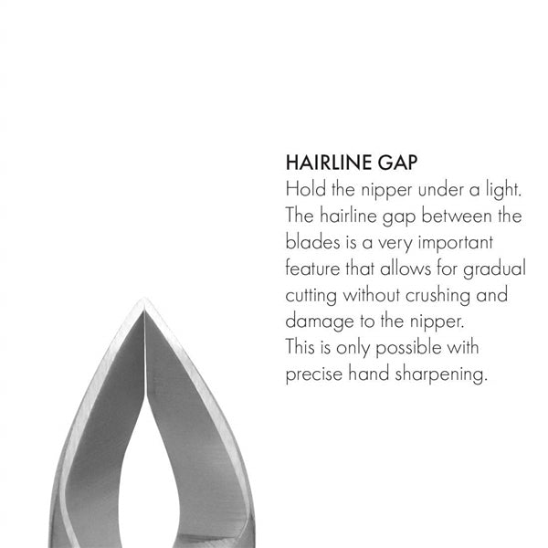 GERMANIKURE 6pc Manicure Set in Suede Case - FINOX® Surgical Stainless Steel: Cuticle Nippers, Nail Clipper, Cuticle Pusher, Tweezers, Glass Cuticle Stick and Nails File