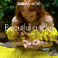 GERMANIKURE - 4pc Manicure Set in Leather Case - FINOX® Stainless Steel: Cuticle Nipper, Nail Clipper, Glass Cuticle Stick and Nail File