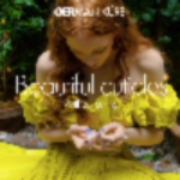 GERMANIKURE - Manicure Set in Leather Case 4pc - FINOX® Stainless Steel: Combination Scissors, Nail Clipper, Glass Cuticle Stick and Nail File