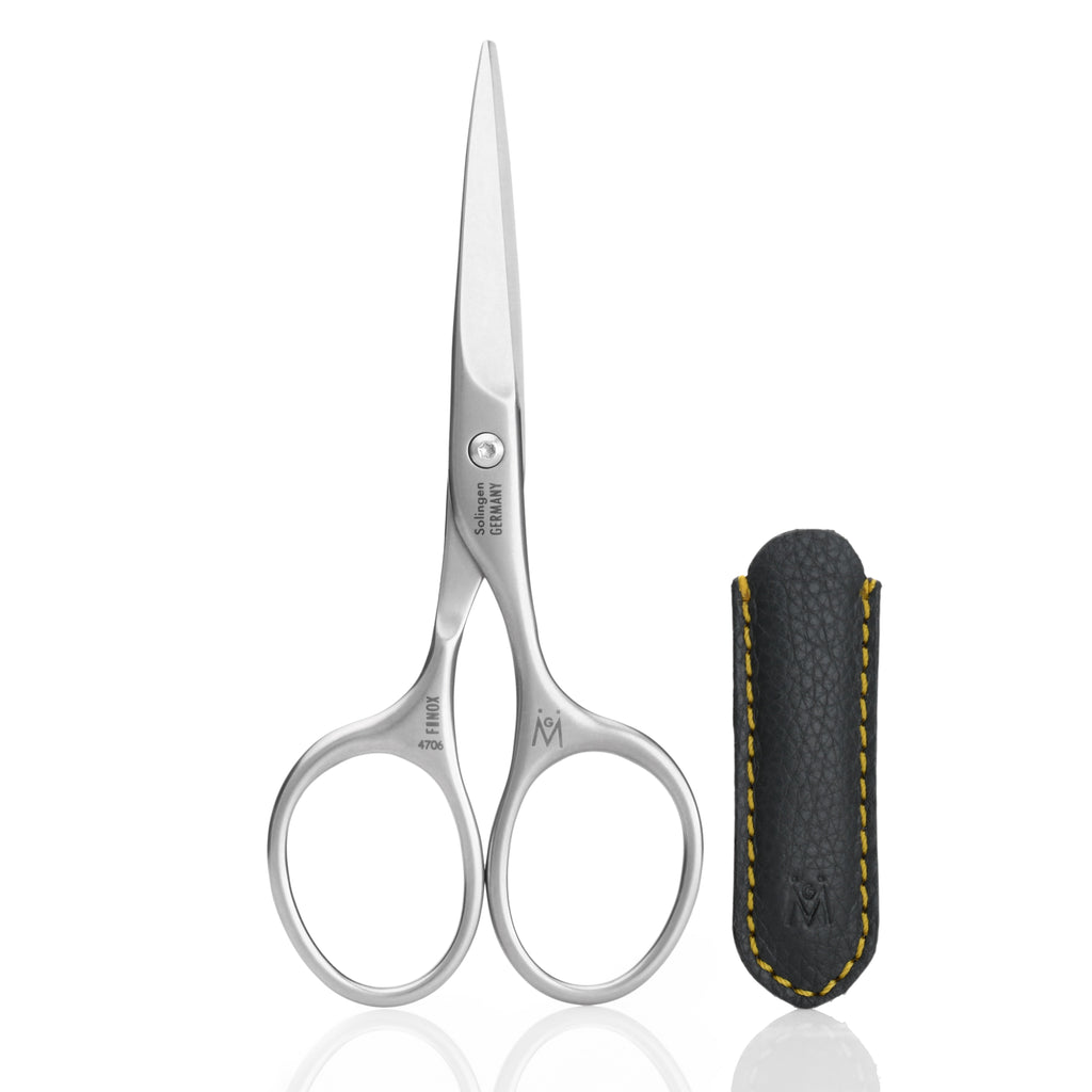 4706 -  Mustache & Beard Scissors FINOX Stainless Steel Hair Trimmer by GERmanikure