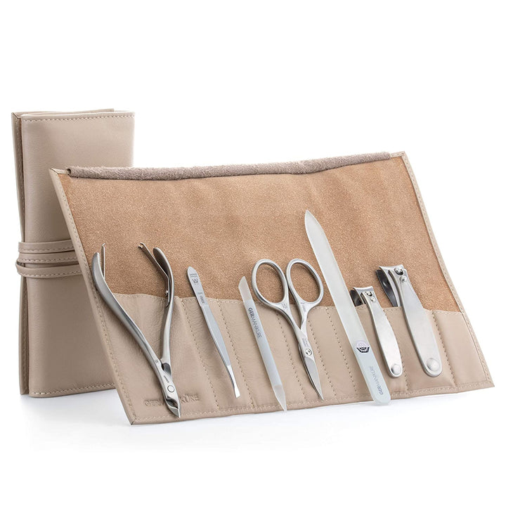 Tall 8 Piece Leather Roll By GERMANIKURE