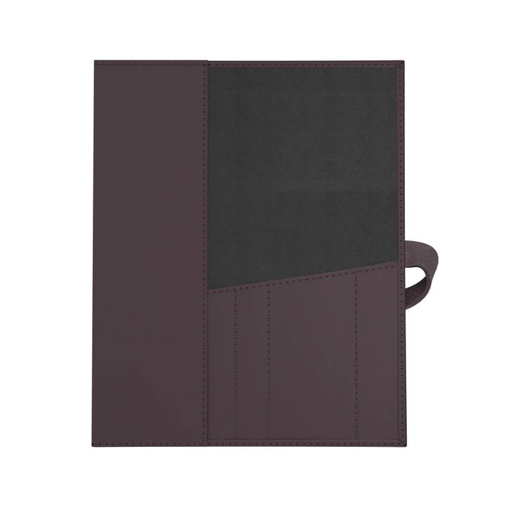 4 Piece Leather Roll with Pedicure Bar Pocket By GERMANIKURE