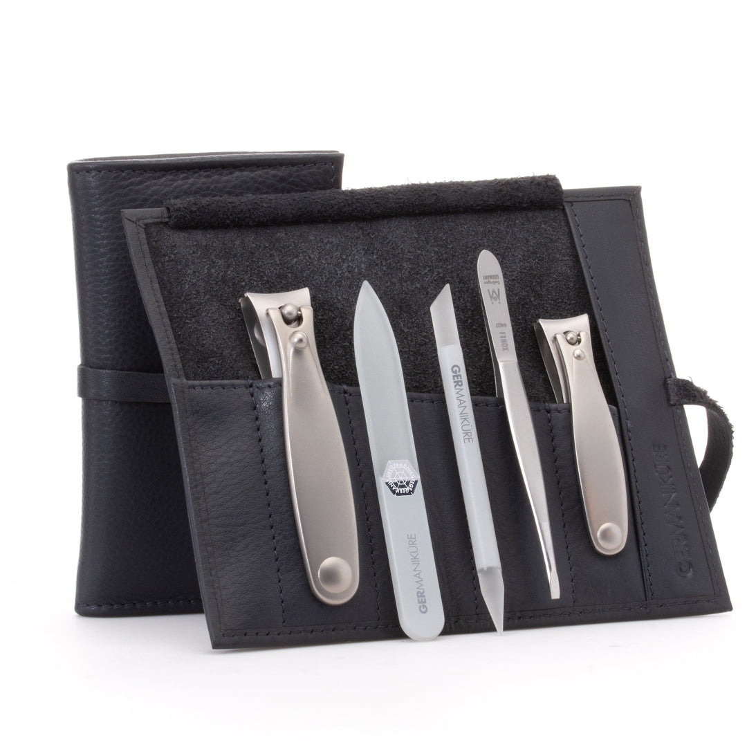 Short 5 Piece Leather Roll By GERMANIKURE