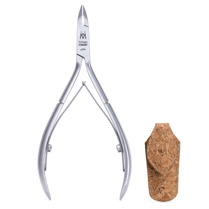 p236-GERMANIKURE Luxury Double Sharpened Cuticle Nipper, Ethically Made in Solingen Germany