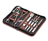 14 ps Nickel Plated High Carbon Steel Manicure Set by Gosol, Germany