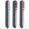 Genuine Czech Crystal Mantra - Glass Nail File in Suede. Bundle of 3 pcs