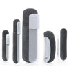 Genuine Patented Czech 5pc Crystal Glass Nail File Set - Nail Files in Suede