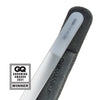 6pcs Grooming Tool Kit German FINOX22 Titanium Steel: Self-Sharpening Scissors, Clippers, Glass Nail File and Stick, Wood Comb