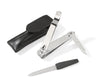 Nail Clipper with Nail File in Leather Pouch by Hans Kniebs, Germany