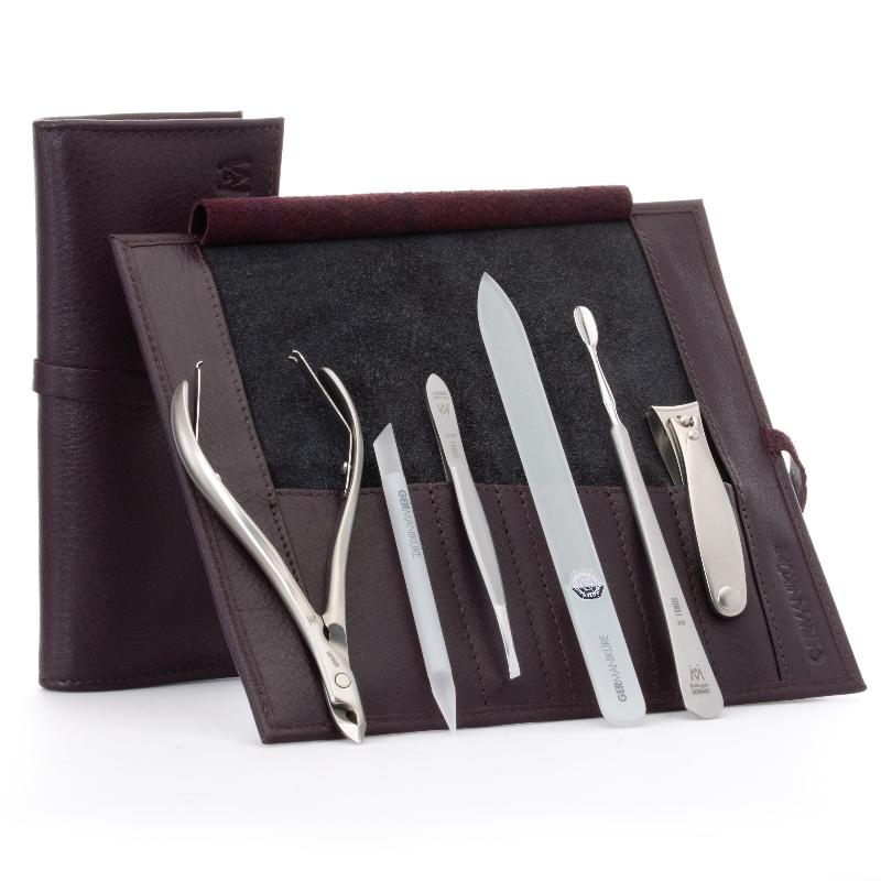 GERMANIKURE 6pc Manicure Set in Leather Case GERMANIKURE 6pc Manicure Set in Leather Case