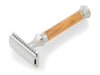 Safety Razor with Olive Wood Handle by Timor, Germany