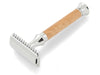 Safety Razor with Oak Handle by Timor, Germany
