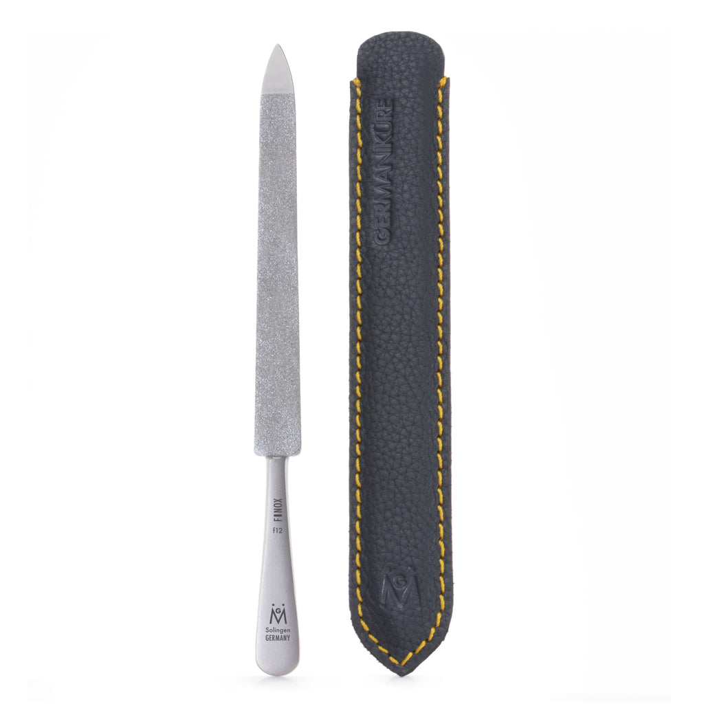 f12 - Sapphire Nail File Medium and Fine Grit in Suede