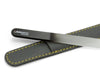 SUNgienic Genuine Patented Czech Crystal Glass Manicure Pedicure Nail File with Black Handle in Suede