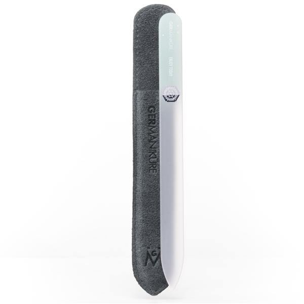 'ENJOY TODAY' Genuine Czech Crystal Glass Nail File in Suede