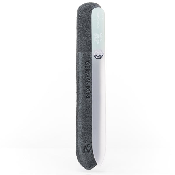 'MAGIC IS SOMETHING YOU MAKE' Genuine Czech Crystal Glass Nail File in Suede
