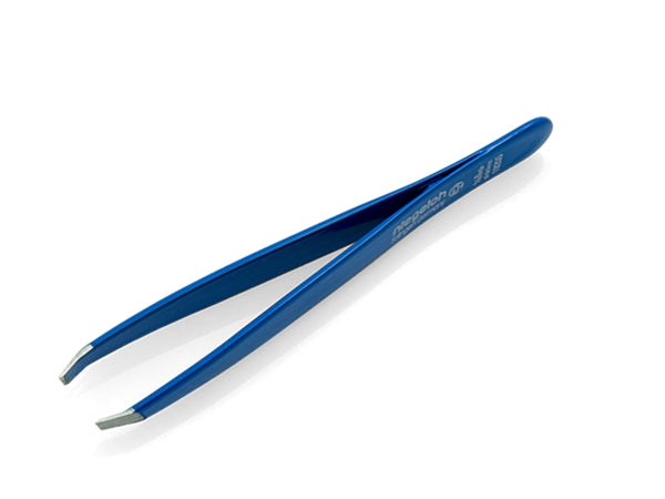 Professional  TopInox® Stainless Steel Blue Coated Tweezers 9 cm by Niegeloh, Germany