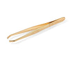 Gold Plated Straight Tweezers 9cm by Niegeloh, Germany