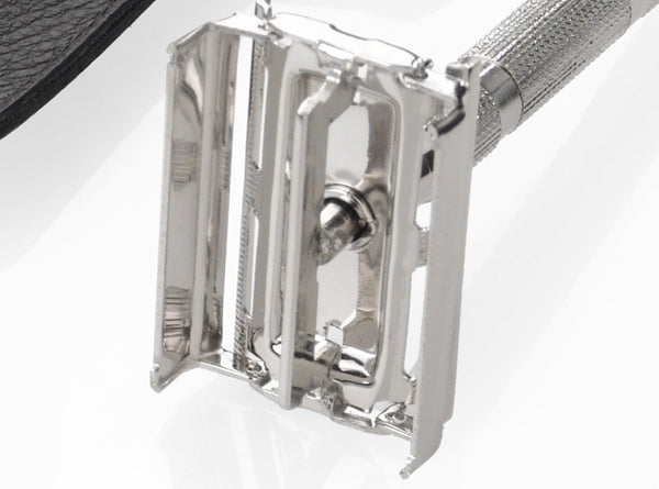 Erbe Razors Deluxe Safety Razor in Fine Leather Case by Erbe, Germany – Zamberg Com