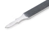 Triple-Cut Carbon Steel Double-Sided 9.5cm Nail File by Malteser, Germany