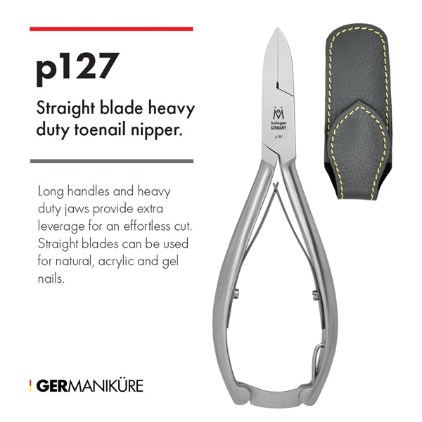 p127 - Straight Blade Pedicure Nippers FINOX® Surgical Stainless Steel Podiatry Tool