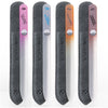 Genuine Czech Crystal Mantra Glass Nail File in Suede. Bundle of 4 pcs