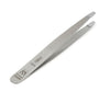 d404 - Diabetic Safety Eyebrow Tweezers FINOX® Surgical Steel Rounded Hair Remover by GERmanikure