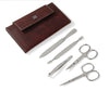 5 pcs Nickel Plated High Carbon Steel Manicure Set by Erbe, Germany