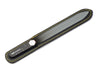 2pcs Genuine Patented Czech Crystal Glass Nail File Set, Pedicure Bar and Nail File in Leather