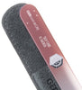 'SELF CARE IS SACRED' Genuine Czech Crystal Glass Nail File in Suede