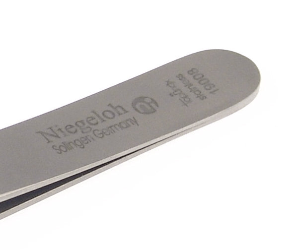 TopInox® German Stainless Steel Slanted Tweezers 9.5cm by Niegeloh