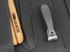 6pcs Mens Grooming Tools Kit German FINOX22 Titanium Steel: Self-Sharpening Mustache and Beard Scissors